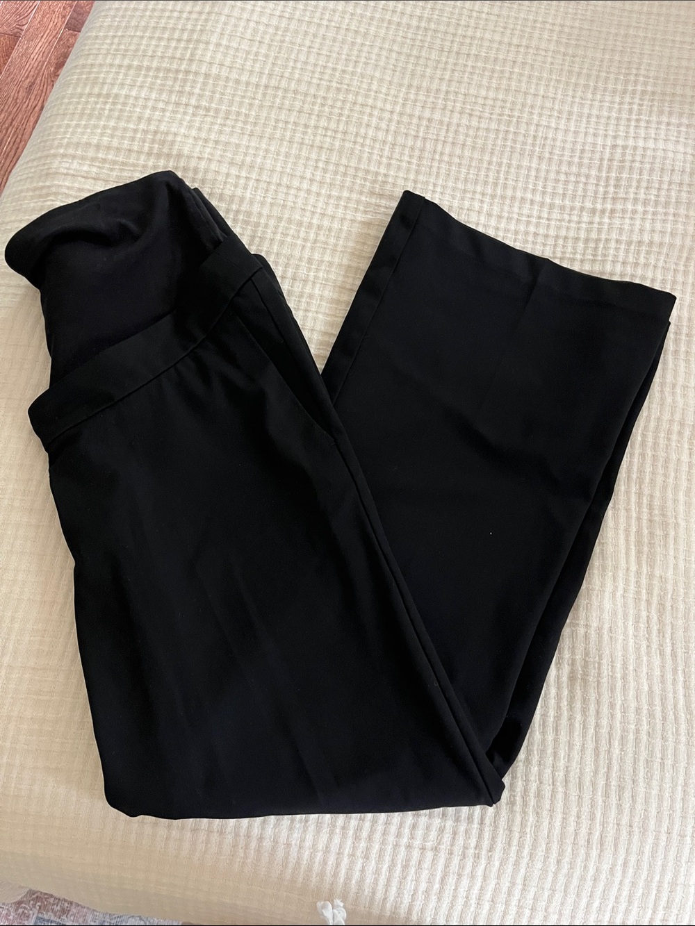 H&M Mama/Maternity Black Straight-Leg Pants